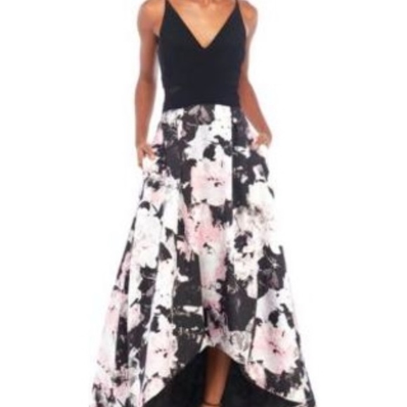 Xscape Dresses & Skirts - Xscape 8 black with floral ball gown